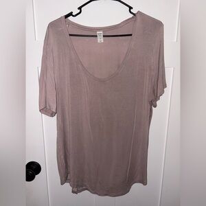 Old Navy Women's Short Sleeve Mauve Tee